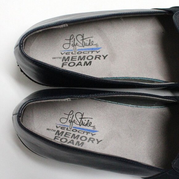 Life Stride Blue 9N Isabelle Velocity Memory Foam Flex Support Slip-On Shoe - Picture 4 of 15